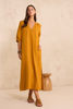 Picture of STRAIGHT LINEN DRESS BLINNY BIS